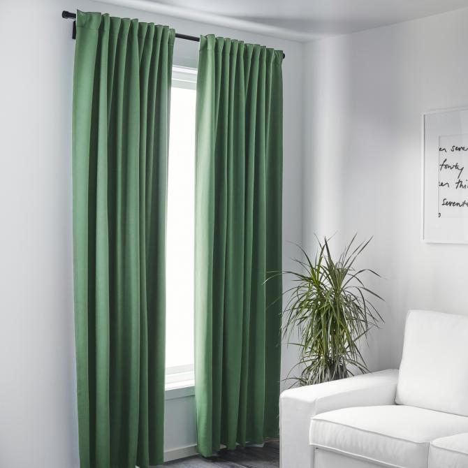 CORTINADOS VERDES IKEA
