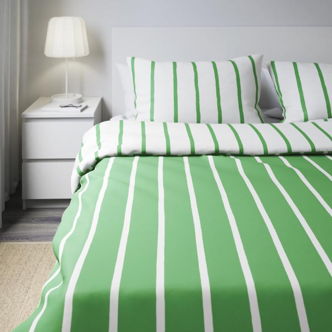 ROUPA DE CAMA VERDE IKEA